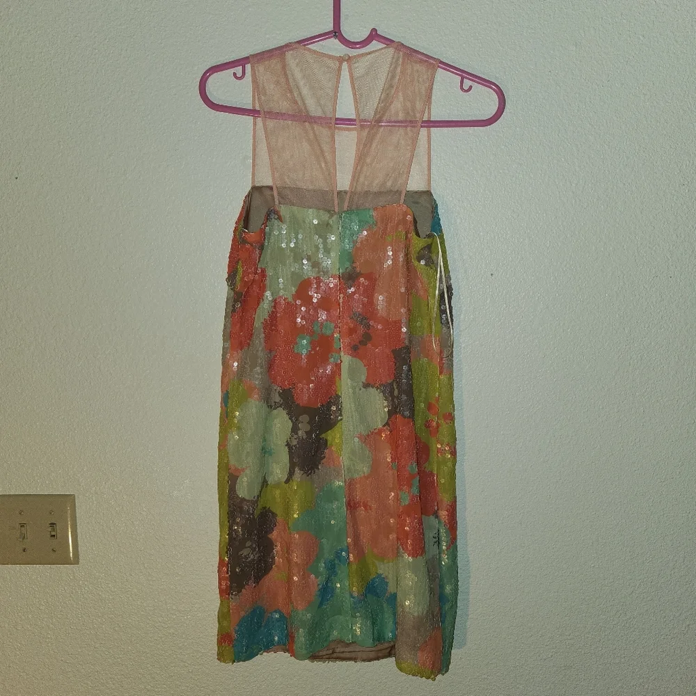 Trina Turk Sequin Multicolored dress - Picture 2 of 6